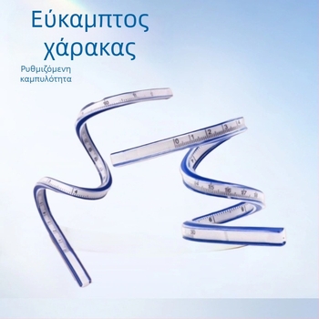 30 cm ευέλικτος χάρακας σε μορφή φιδιού για κατασκευή πλακών και διαγραμμάτων