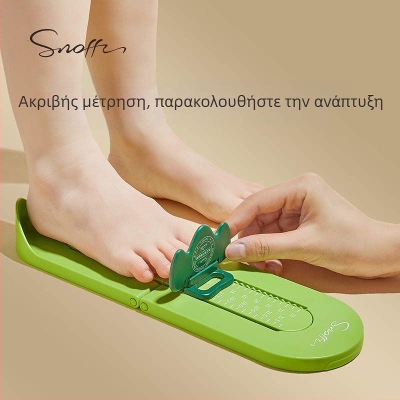 Snoffy Μετρητής Μήκους Ποδιού για Μωρά και Παιδιά – Οικιακή Χρήση, ABS Πλαστικό, Εργαλείο Μέτρησης Μήκους Ποδιού για Παπούτσια
