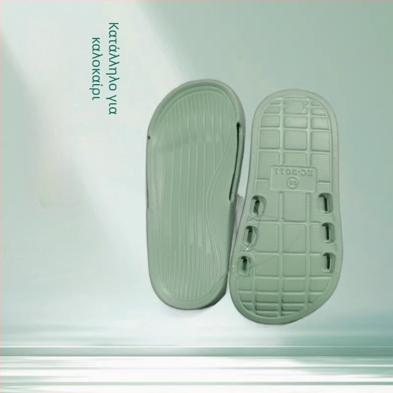 ΕVA σανδάλια με αντιολισθητική σόλα σε κυματιστό σχέδιο, unisex, για όλες τις εποχές, προσαρμοζόμενα, στυλ κομψής μετακίνησης