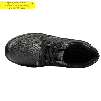 Ανδρικά Παπούτσια Ασφαλείας για Εργασία με Ατσάλινο Καπάκι Δακτύλου, Microfiber Δέρμα, Αναπνέουσα Καουτσούκ Σόλα, Χαμηλό Κάτω, Προστασία από Χτυπήματα και Διάτρηση