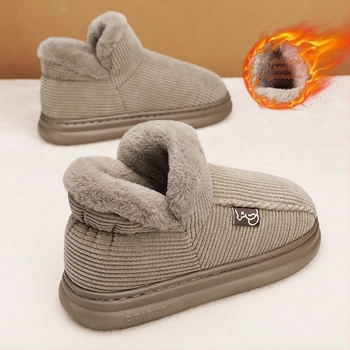 Μποτάκια χιονιού για τον χειμώνα (αδιάβροχα, αντιολισθητικά, με εσωτερική επένδυση από μαλλί προβάτων, σουέτ επάνω μέρος, παχιά σόλα)