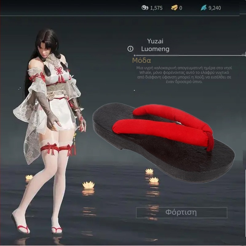 Flip-flops με στρογγυλή μύτη, βαμβακερό επάνω μέρος, χαμηλό τακούνι 1–3 cm, ιαπωνικό στυλ