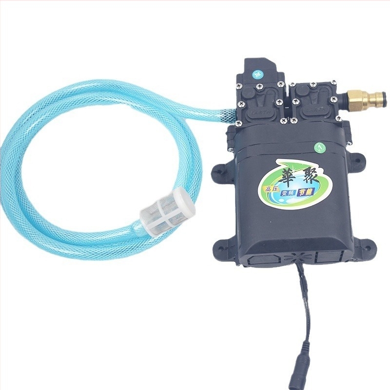 Φορητός υψηλής πίεσης καθαριστής αυτοκινήτου με διπλό σύστημα αντλιών για οικιακή χρήση; πολυλειτουργική μονάδα; μήκος εξόδου σωλήνα νερού: 10