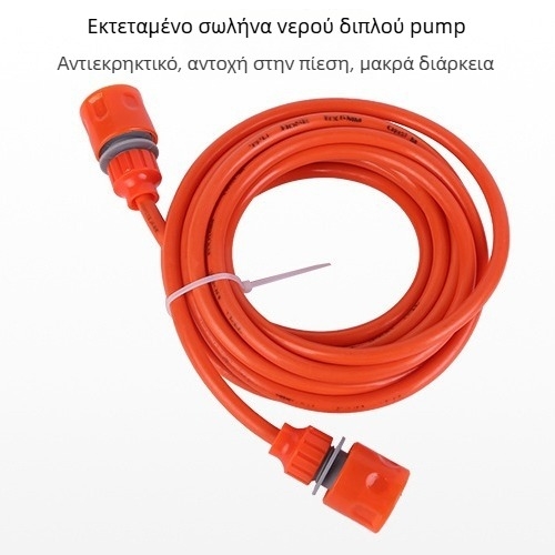 Φορητό πιστόλι πλυσίματος αυτοκινήτου 12V από τη Rong He — τροφοδοσία από αναπτήρα αυτοκινήτου, βάρος 1,7 kg, κατάλληλο για πλύσιμο αυτοκινήτων και καθαρισμό κλιματισμού