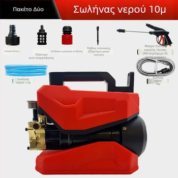 Jiepusen Νέος πλυντήρας αυτοκινήτων με ρυθμιζόμενη πίεση, φορητός οικιακός καθαριστής υψηλής πίεσης