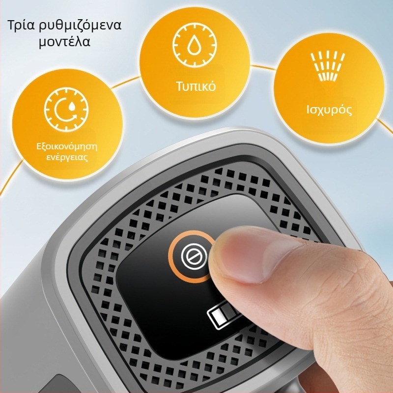 Ασύρματο πιστόλι πλυσίματος αυτοκινήτων υψηλής πίεσης με πτυσσόμενο σχεδιασμό, μοντέλο NJ-HE, κωδ. 1803, ABS σώμα, καθαρό βάρος 1,3 kg, ροή 17A