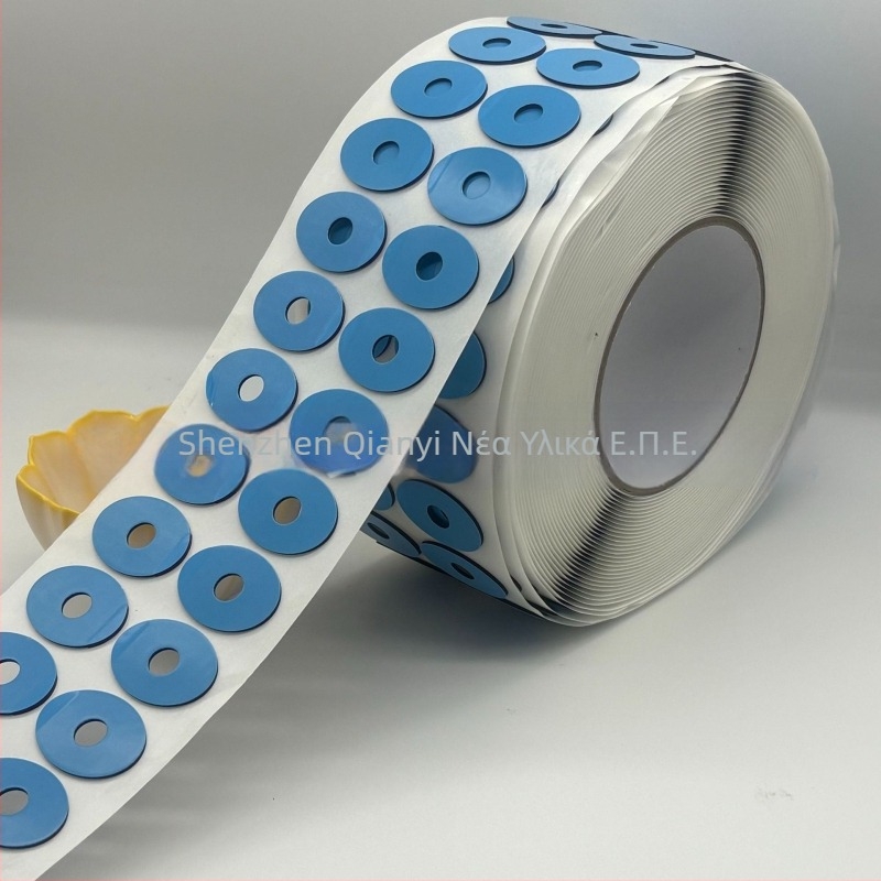 Αντιολισθητικά αυτοκόλλητα για τρίψιμο φακών - PE, 0,8 mm, κόλλα ανθεκτική σε υψηλές θερμοκρασίες, -20 έως 150°C, για κόλληση σε γυαλί