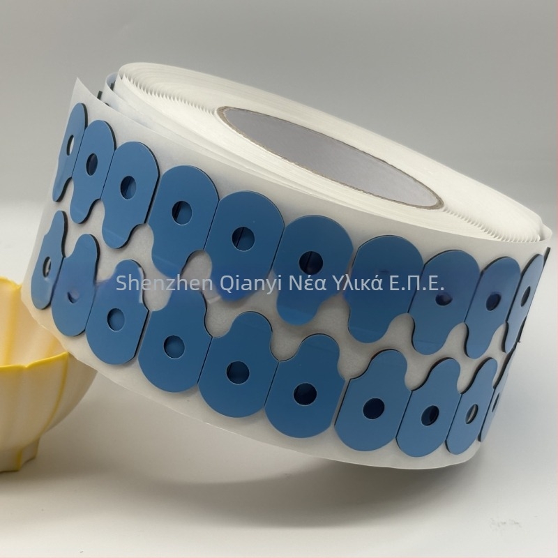 Αντιολισθητικά αυτοκόλλητα για τρίψιμο φακών - PE, 0,8 mm, κόλλα ανθεκτική σε υψηλές θερμοκρασίες, -20 έως 150°C, για κόλληση σε γυαλί