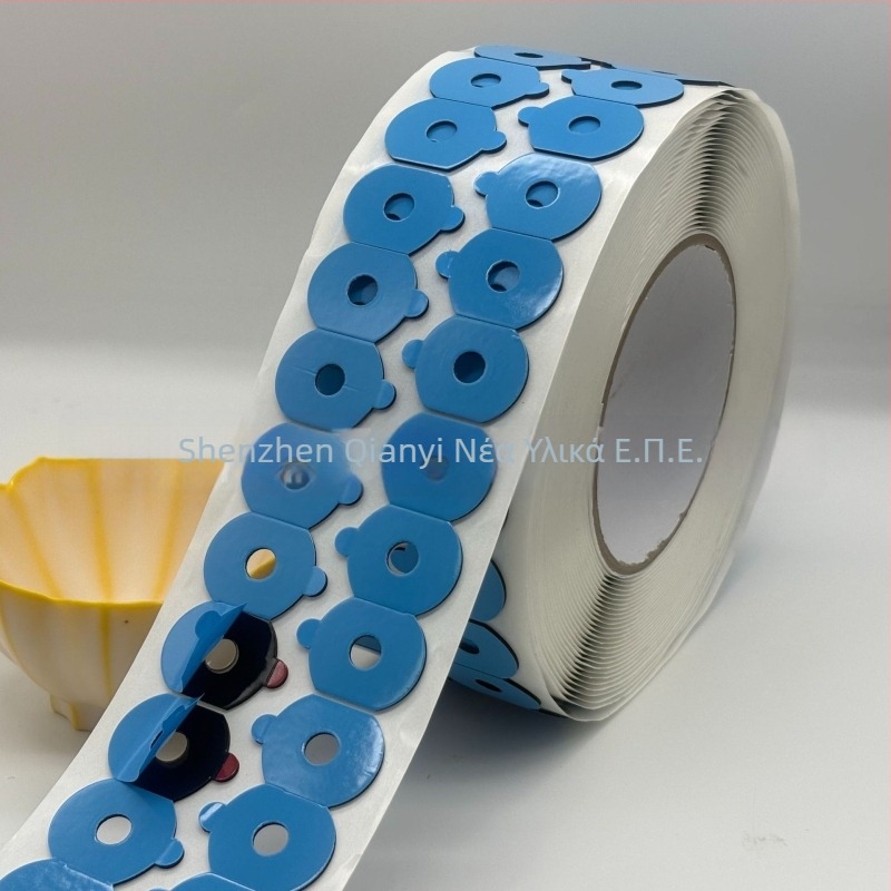 Αντιολισθητικά αυτοκόλλητα για τρίψιμο φακών - PE, 0,8 mm, κόλλα ανθεκτική σε υψηλές θερμοκρασίες, -20 έως 150°C, για κόλληση σε γυαλί