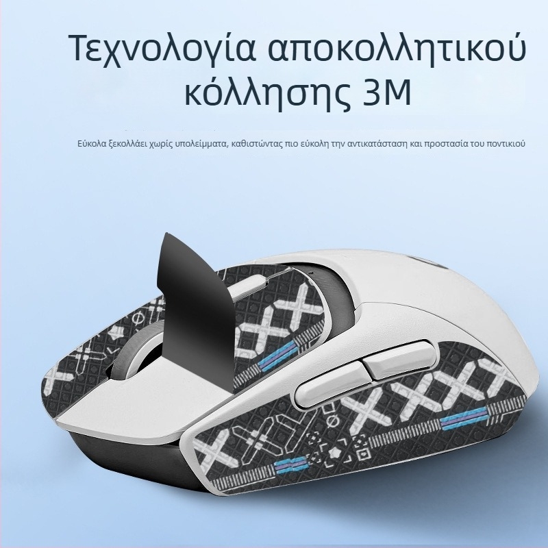 Αντιολισθητικό αυτοκόλλητο ποντικιού Logitech G309 – απορροφά τον ιδρώτα, αδιάβροχο και ανθεκτικό στη φθορά, πλήρες κάλυμμα παλάμης/πλάτης
