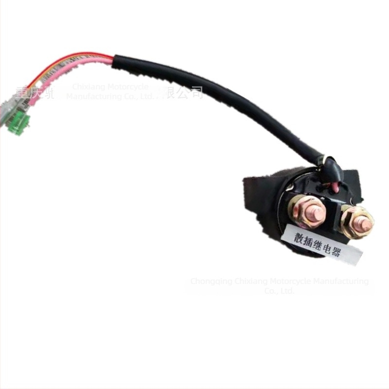 Ρελέ εκκίνησης μοτοσικλέτας, τύπος plug-in, μάρκα Chixiang, συμβατό με Zongshen, Longxin, Lifan και Great Yangtze River