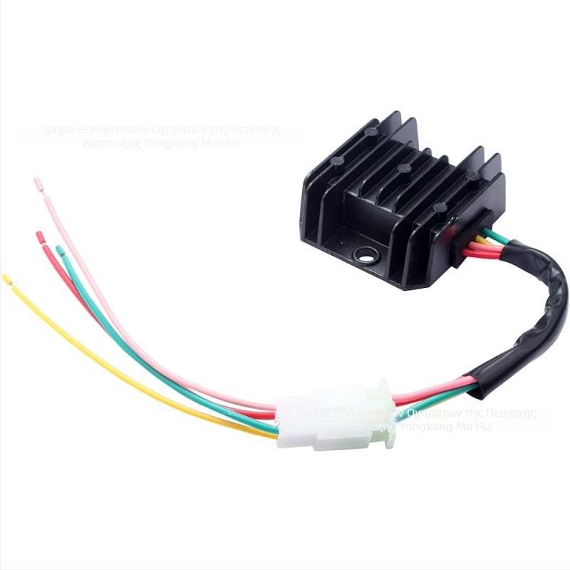 ATV 12V ρυθμιστής-διόρθωτης, τετραπινής σύνδεσης CG125-250CC GY6, με συνδετικό καλώδιο