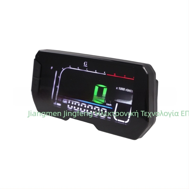 Τροποποιημένος πίνακας οργάνων μοτοσικλέτας με τάση, επίπεδο λαδιού, στροφές και LED οθόνη χιλιομέτρων (Μάρκα: JG; Μοντέλο: Γενική τροποποίηση; Συμβατά μοντέλα: Γενική τροποποίηση; Επεξεργασία και προσαρμογή: Όχι)