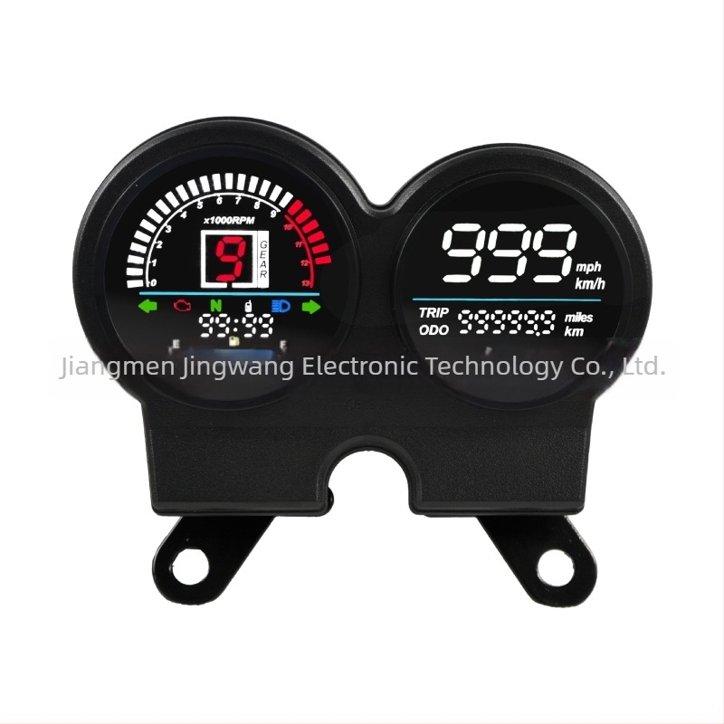 Ψηφιακό όργανο μοτοσικλέτας με LED οθόνη – 12V, μοντέλο AKT125, συμβατό με AKT125