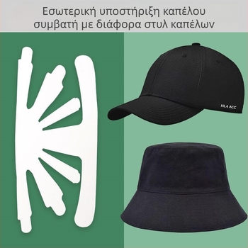 Εσωτερική στήριξη για καπέλο μπέιζμπολ – χαρτινό υλικό, πτυσσόμενη επένδυση, πλήρωση επένδυσης, αντί παραμόρφωσης