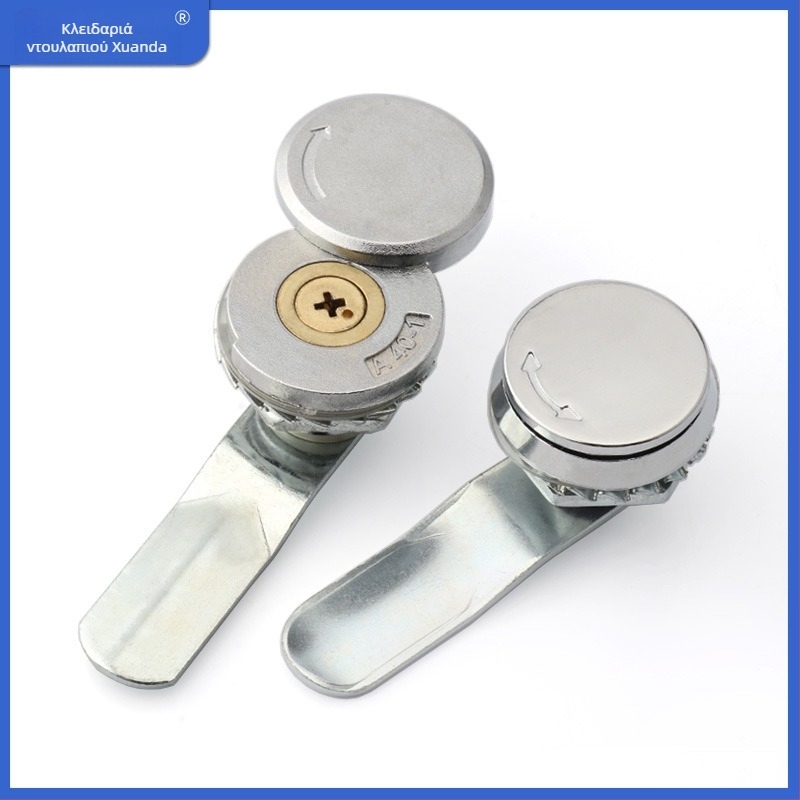 Xuanda A400-1 Κλειδαριά CAM κυκλικού τύπου με σταυροειδή σχεδίαση, ένα κλειδί, από κράμα ψευδαργύρου, για διανομές/ πίνακες