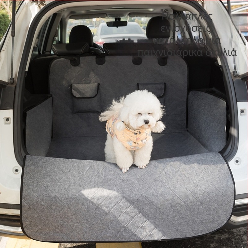 Μάτ σκύλου αυτοκινήτου για τον χώρο αποσκευών SUV, αδιάβροχο ύφασμα Oxford, αναπνεόμενο, εύκολη εγκατάσταση, κατάλληλο για μικρούς σκύλους