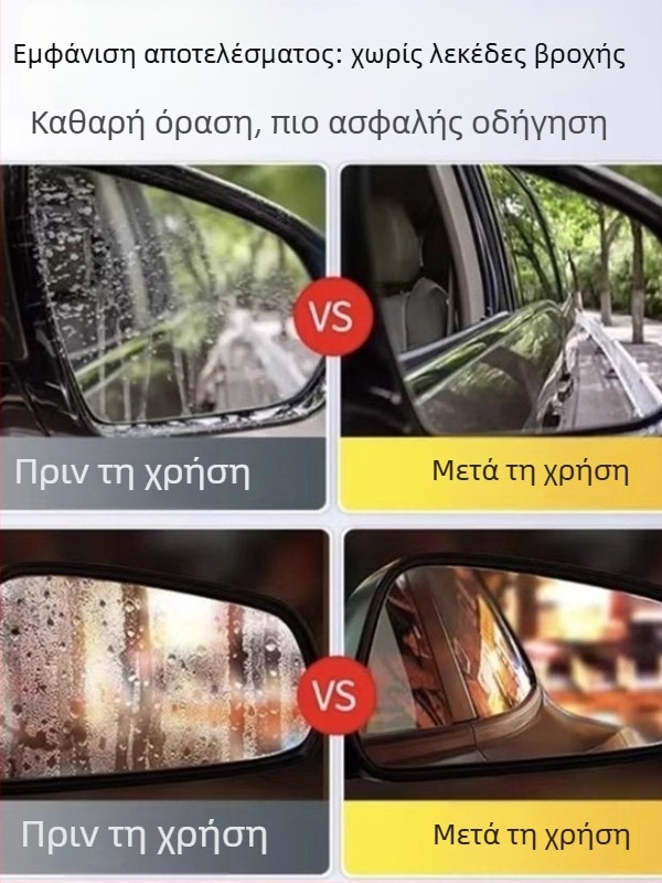 Σπρέι αντιθαμβωτικής προστασίας για το γυαλί καθρέφτη οπισθοπορείας με κάμερα, Rain Bullet No. 1, Μοντέλο 7326