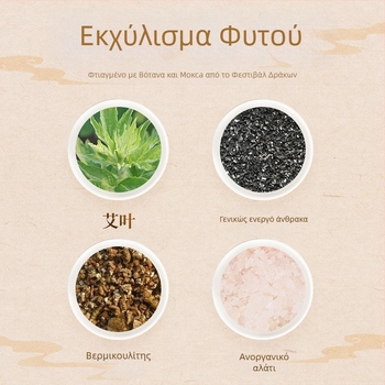 Επίθεμα μοξοθεραπείας με Artemisia, ορθογώνιο, μοντέλο 056, κωδικός 023