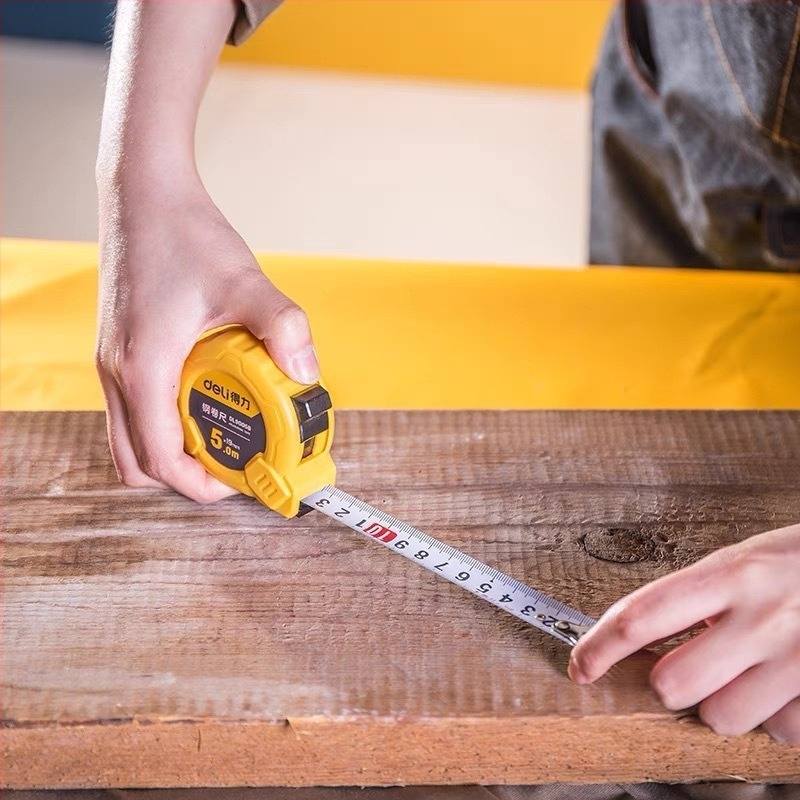 DL9003 Μετρητής Ταινίας από τη Deli — ABS σώμα, υψηλής ακρίβειας, γενική χρήση, εύρος μέτρησης 2 μέτρα