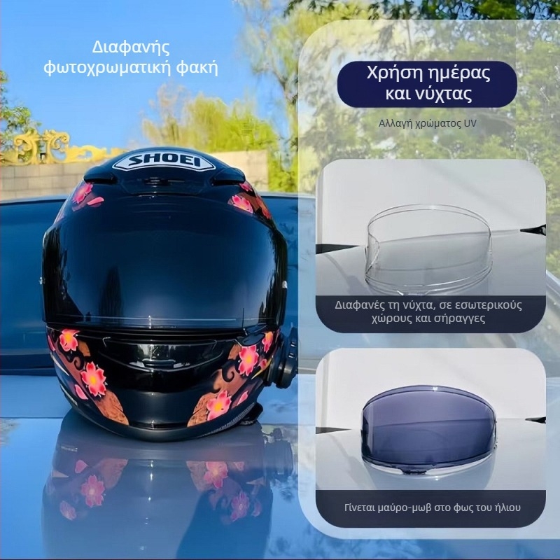 Φιλμ κράνους από PET με αντιθαμβωτικό αποτέλεσμα, UV προστασία και αλλαγή χρώματος — μοντέλο 002