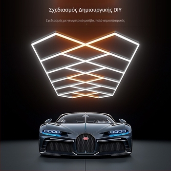 LED Φωτιστικό Εργαστηρίου Αυτοκινήτων – honeycomb σχεδίαση, 480W, 100-240V, 50000h, 120 lm/W, CE