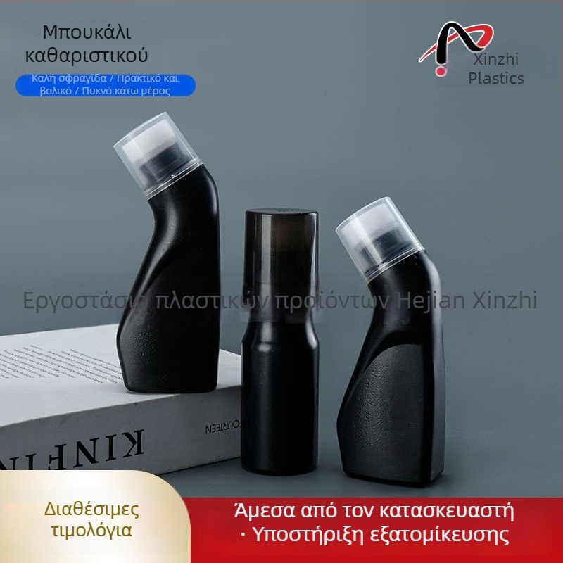 Άδειο μπουκάλι για λύσεις αυτοκινήτου γυαλιού - 75-100 ml, PE πλαστικό, συσκευασία τύπου βάζου, με καπάκι