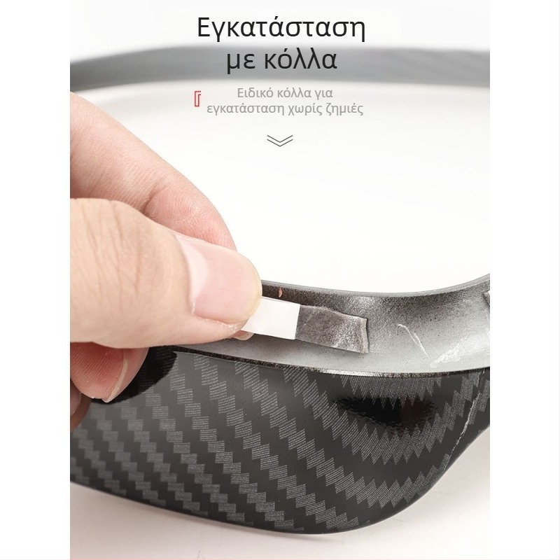 Σκίαστρο βροχής οπισθοφανούς καθρέπτη με χρωμιωμένο φινίρισμα, διακοσμητικό αυτοκόλλητο για τροποποίηση καθρέπτη, συμβατό με Lynk & Co 06