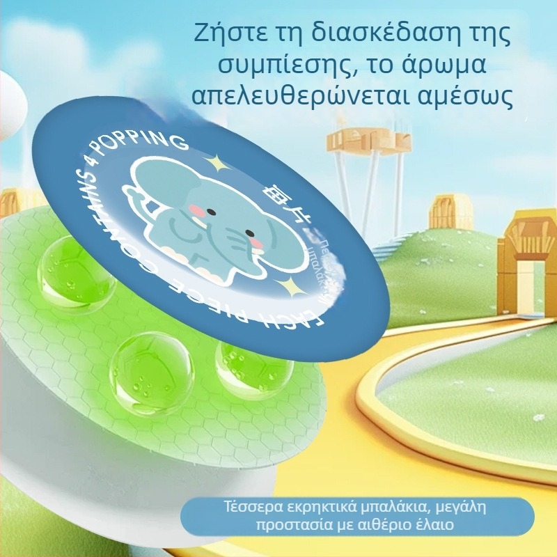 Ένθεμα Mugwort με αιθέριο έλαιο για παιδιά — απωθεί τα κουνούπια και προστατεύει από τα τσιμπήματα, αδιάβροχο, αυτοκόλλητο