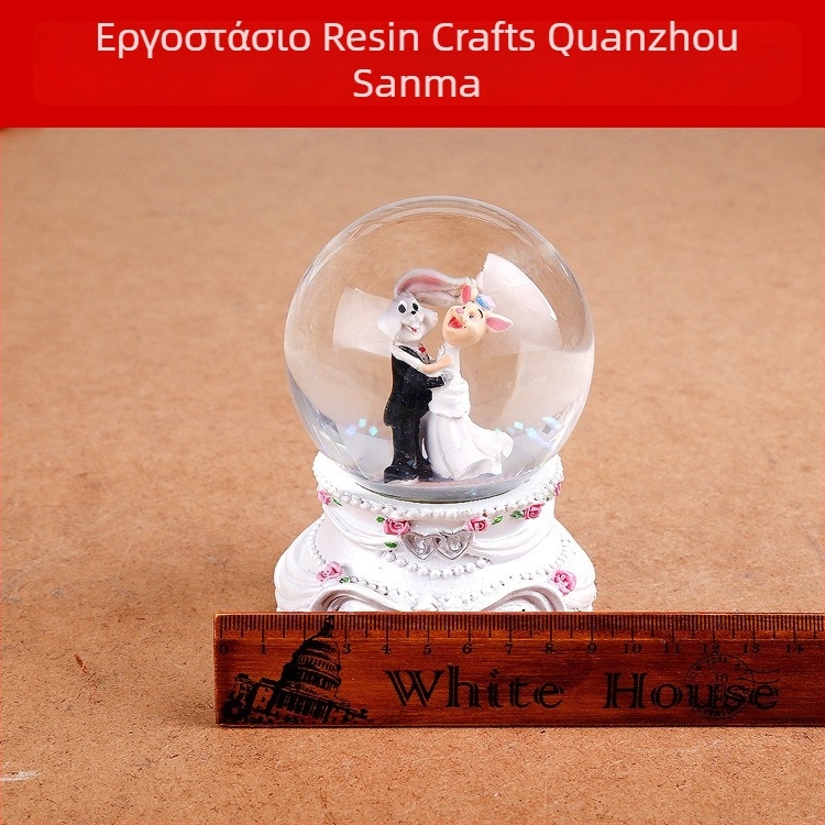 Sanma Snow Globe Μουσικό Κουτί – Ζωγραφισμένη Κατασκευή, Υλικό: Πλαστικό/ρητίνη, Λογότυπο Εκτυπωμένο