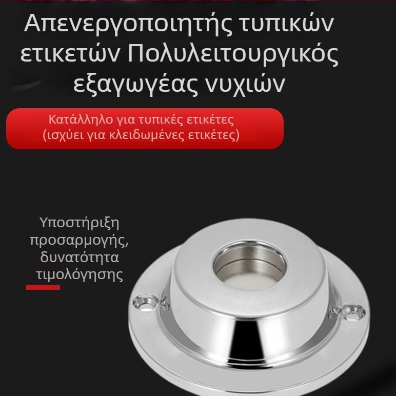 Αντι-κλοπής ετικέτες ρούχων σε σούπερ μάρκετ — διπλός μαγνήτης ξεκλειδωτής, αφαιρετής σκληρών ετικετών, μάρκα In the Wild