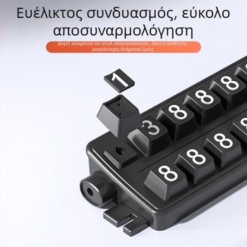 Πολυλειτουργικό σφυρί ασφαλείας με διάτρηση παραθύρων, φως και προσωρινό σήμα στάθμευσης — Μοντέλο T61, πλαστικό