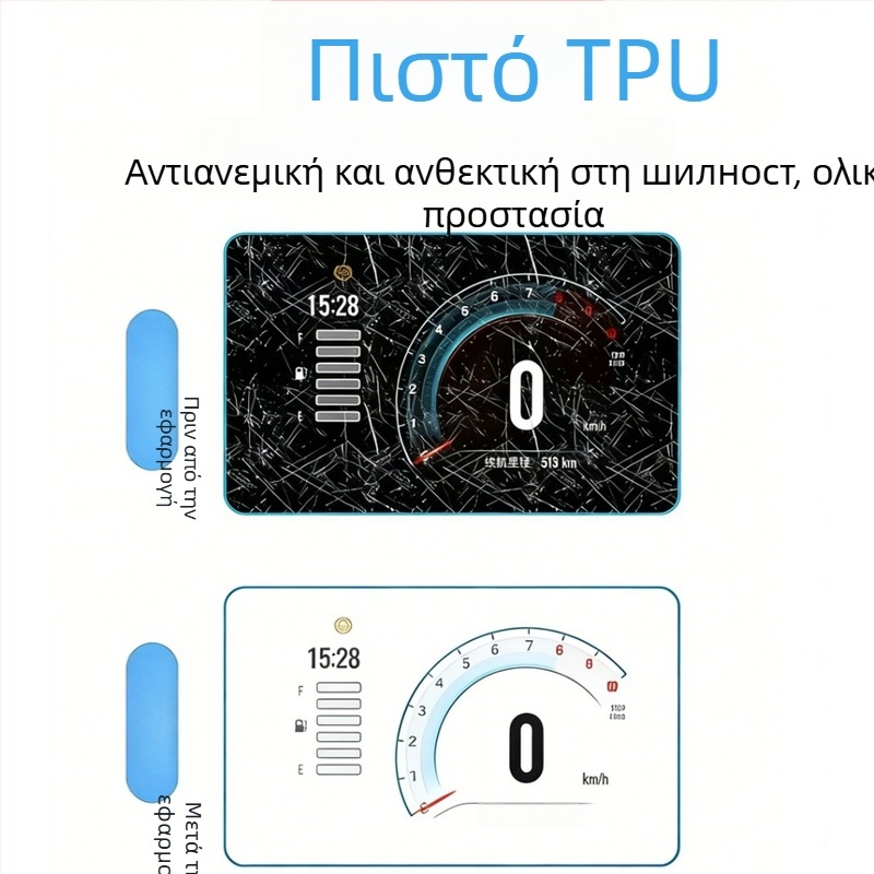 LISM προστατευτικό αυτοκόλλητο οθόνης οργάνων μοτοσικλέτας – Μοντέλο 150X 26, Ανθεκτικό στη σκόνη και στη φθορά, Διαθέσιμη προσαρμογή