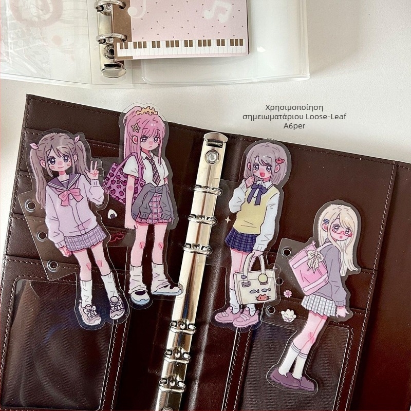 Μίνι σελίδα διαχωριστή ευρετηρίου για 3 ή 5 τρύπες, Wowka wowka, διπλής όψεως σελίδα σημειώσεων εσωτερική, 4 φύλλα ανά πακέτο