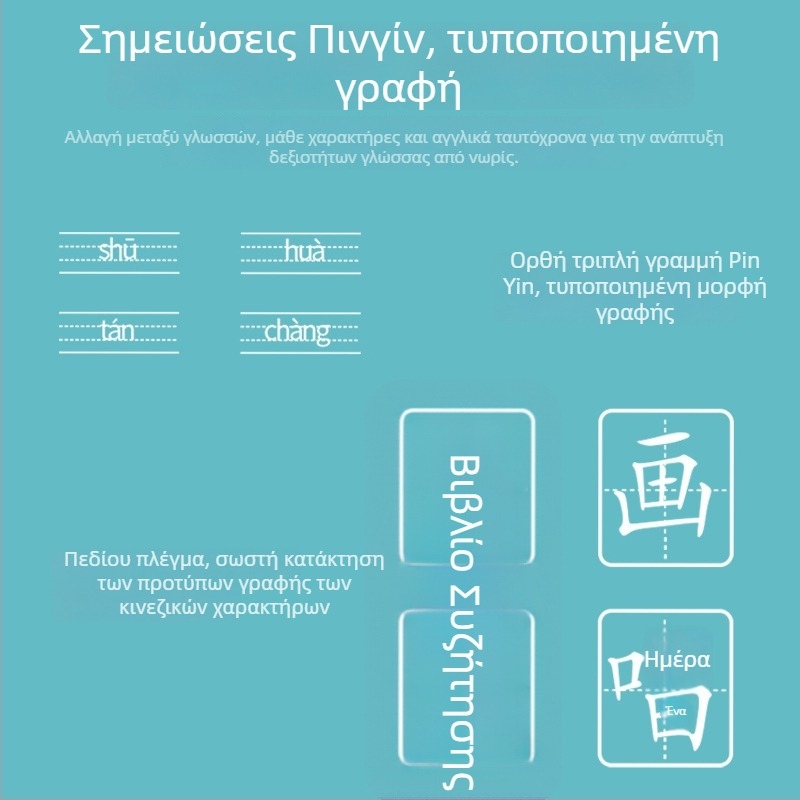 Πενάκι ανάγνωσης με ήχο για παιδιά 4–6 ετών, πλαστικό σώμα, αναπαραγωγή ήχου, μπαταρία λιθίου