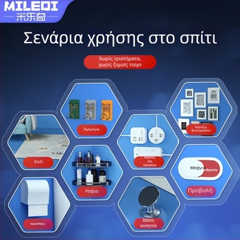 Νάνο διπλής όψεως ταινία με διαφανή ακρυλική κόλλα που πλένεται, υψηλή ιξωδότητα και ισχυρή πρόσφυση, από -20°C έως 80°C.