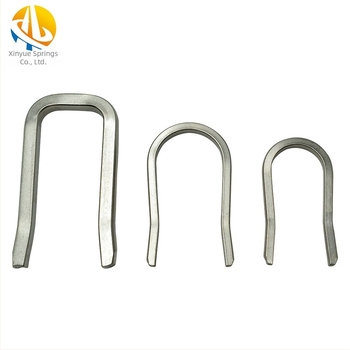 Ανοξείδωτος U-σχήματος συνδετήρας και πείρος για υδραυλικά στηρίγματα και σωληνώσεις, σειρά DN, μάρκα Xinyue, προσαρμοσμένο πρότυπο, λευκό φινίρισμα