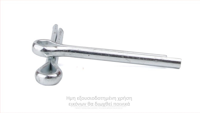 Hairpin cotter pin, 4mm, γαλβανισμένος GB91, χάλυβας με άνθρακα Q235, εξαρτήματα για τη μηχανολογική βιομηχανία