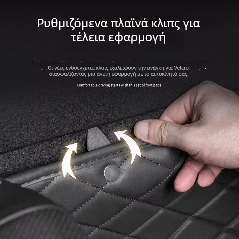 Διπλού στρώματος δερμάτινα πατάκια αυτοκινήτου Xianglu για συγκεκριμένα μοντέλα, ανθεκτικό δέρμα