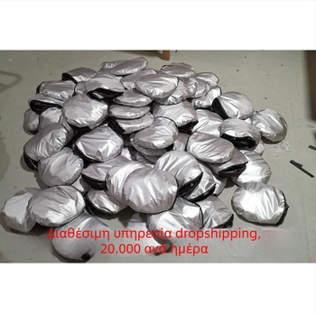 Ηλιοπροστασία αυτοκινήτου με ασημένιο επίστρωση υφάσματος, τηλεσκοπική εγκατάσταση, παγκόσμια συμβατότητα, απλό στυλ