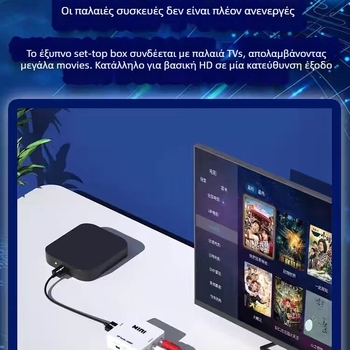 Μετατροπέας HDMI σε VGA - plug-and-play, καλώδιο 0,3 m, τροφοδοσία συμπεριλαμβάνεται