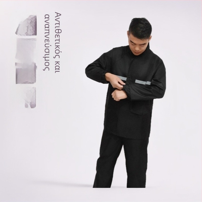 Σετ διαχωριζόμενου αδιάβροχου και παντελόνι, ύφασμα Chun yafang, PVC αδιάβροχη επικάλυψη κόλλα, ενήλικες