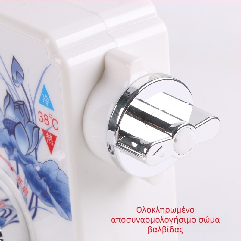 Βαλβίδα ανάμιξης σταθερής θερμοκρασίας για ηλιακό/ηλεκτρικό θερμοσίφωνο — Μοντέλο 2016; Πίεση 0.1-8 MPa; Ψυχρή 0-35°C, Θερμή 45-95°C; Ø20 mm; Ροή 2; Μάρκα Xin Si Bath; Στυλ Μοντέρνο Μινιμαλιστικό