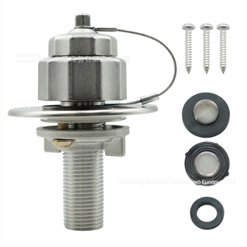 RV είσοδος νερού με βαλβίδα ελέγχου – ολόμεταλλικός, ανοξείδωτος χάλυβας, για δεξαμενή νερού RV