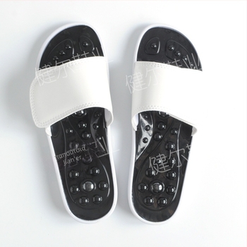 Παντόφλες μασάζ με κυλιόμενες μεταλλικές μπάλες για μασάζ σημείων βελονισμού, οικιακή χρήση, με διπλό κούμπωμα, τροφοδοσία USB, λειτουργία χρονισμού, έλεγχος τύπου Η/Υ – Jianer