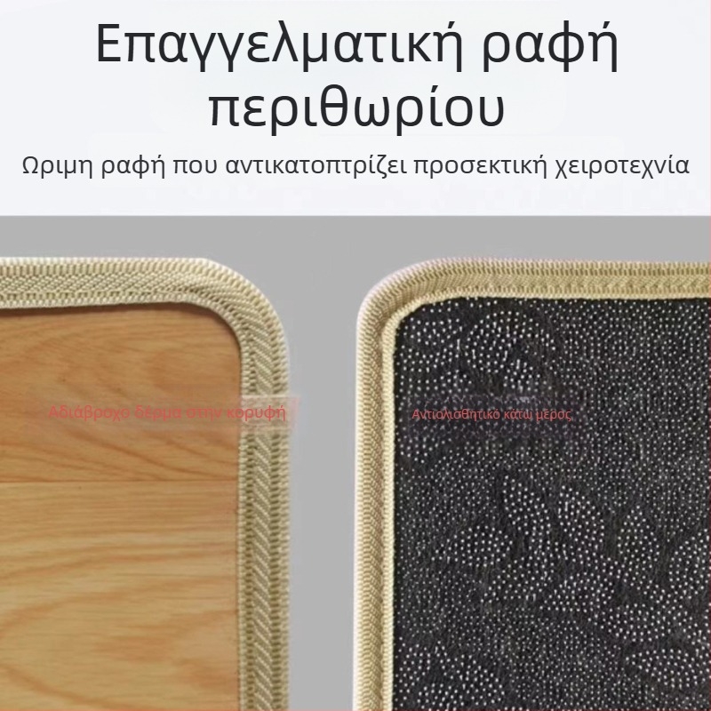 Θερμαντήρας ποδιών κάτω από το γραφείο — γραφένιο και κρύσταλλος άνθρακα, 220V, 52W, συνδεόμενος σε πρίζα