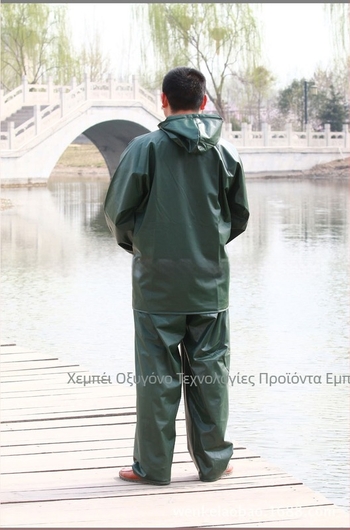 Διαχωριζόμενος αδιάβροχος από PVC ύφασμα, στρώση αδιάβροχου με κόλλα PVC, κατάλληλο για ενήλικες, δυνατότητα προσαρμογής (εκτύπωση λογότυπου)