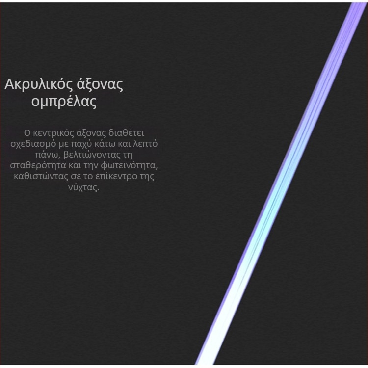 Ομπρέλα LED με σχέδιο Lightsaber Star Wars, προσαρμοσμένο λογότυπο, χειροκίνητο άνοιγμα/κλείσιμο, σκελετός με 8 ίνες