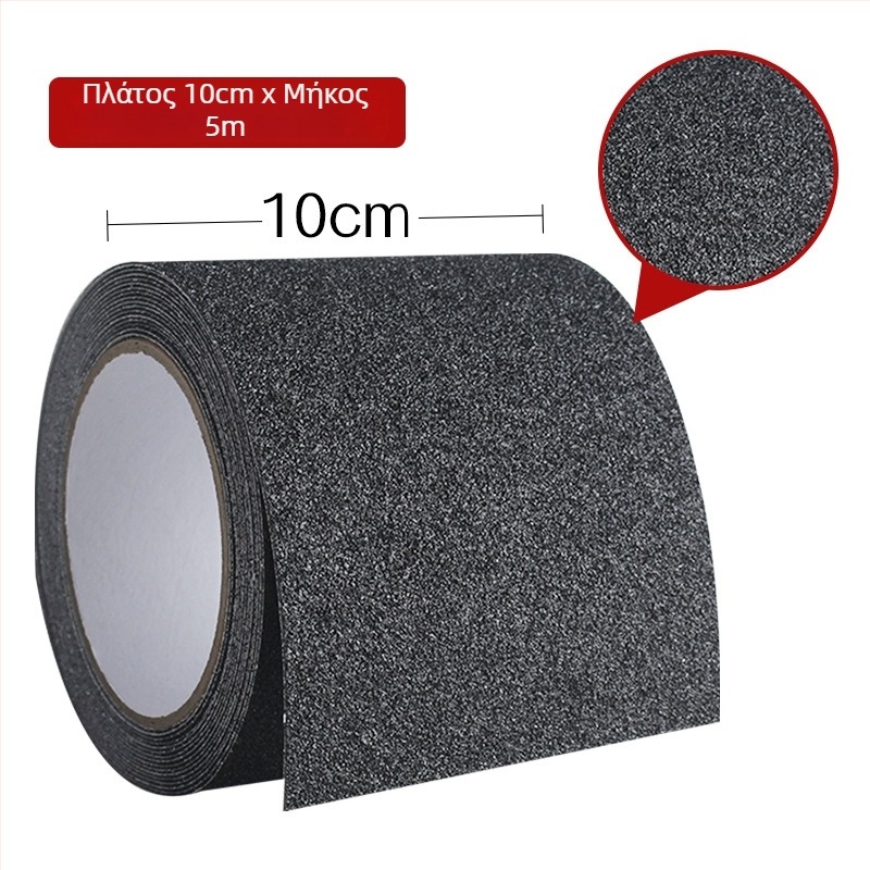 Αντιολισθητική ταινία δαπέδου για σκάλες, επιφάνεια ματ, βάση PVC, υψηλή ιξωδότητα, ανθεκτική στο νερό, μονόπλευρη