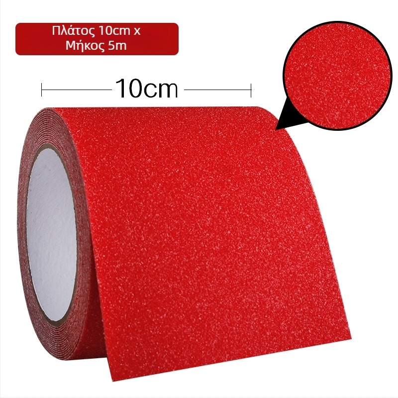 Αντιολισθητική ταινία δαπέδου για σκάλες, επιφάνεια ματ, βάση PVC, υψηλή ιξωδότητα, ανθεκτική στο νερό, μονόπλευρη